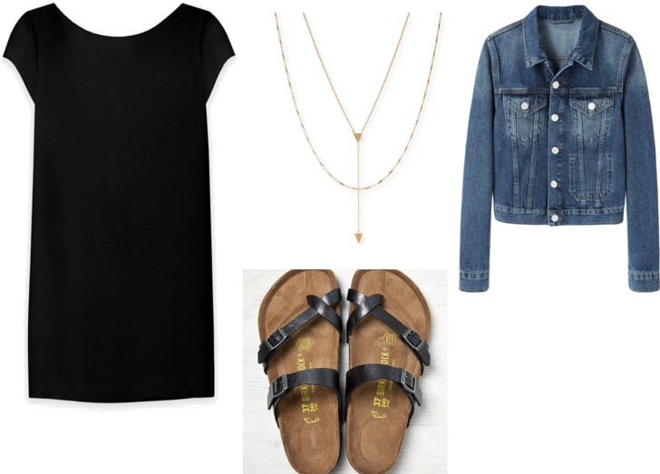 Black Jersey Dress Casual