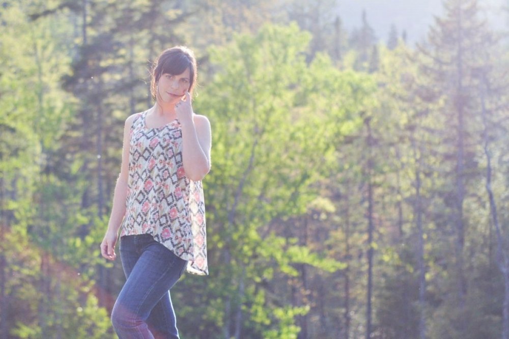 Foxglove Tank Sewing Pattern by Selvage Designs