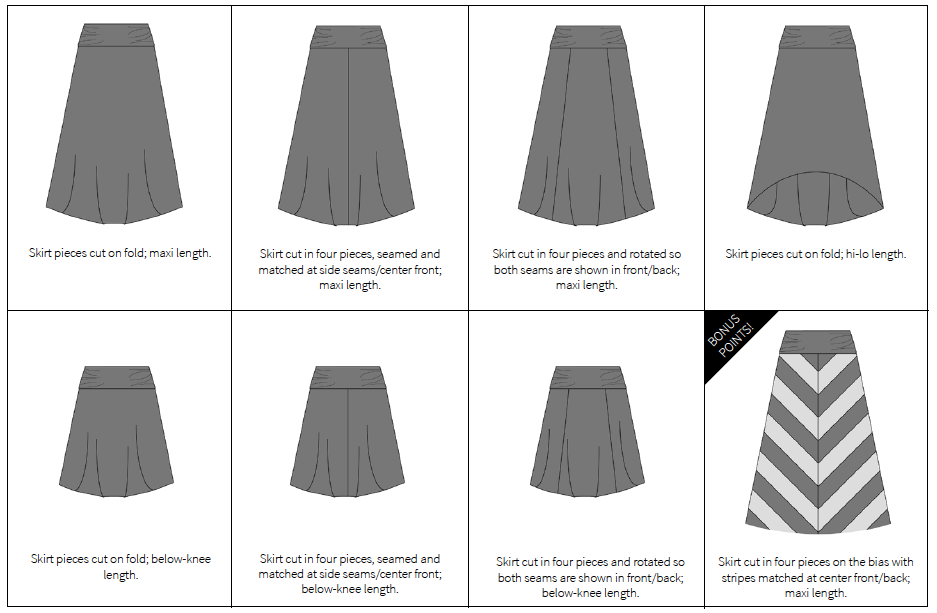 SYRAH Skirt by Selvage Designs - Options