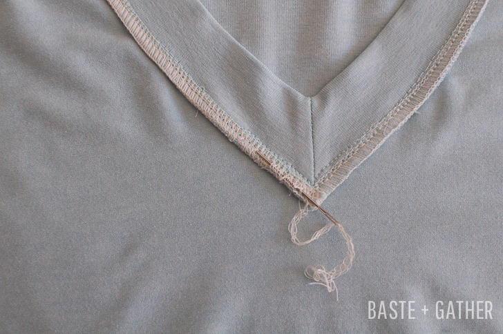 how to tidy and secure your serger tails