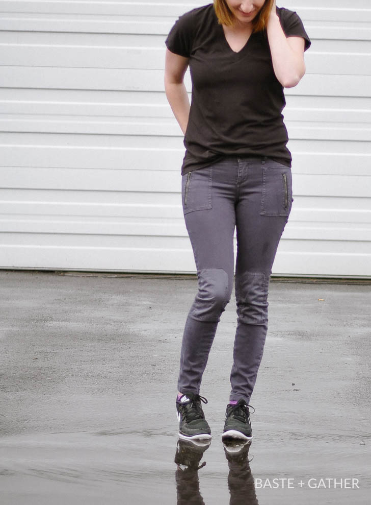 Black Union Street Tee Sewing Pattern