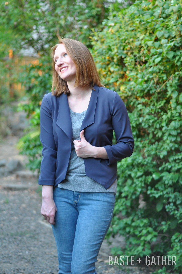 morris blazer grainline studio sewing pattern