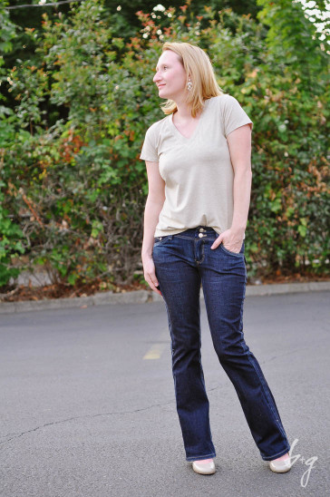 Distressed Angela Jeans by Angela Wolf