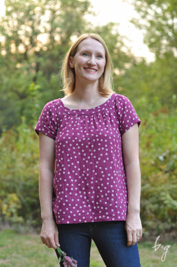 Fancy Tiger Sailor Top Sewing Pattern