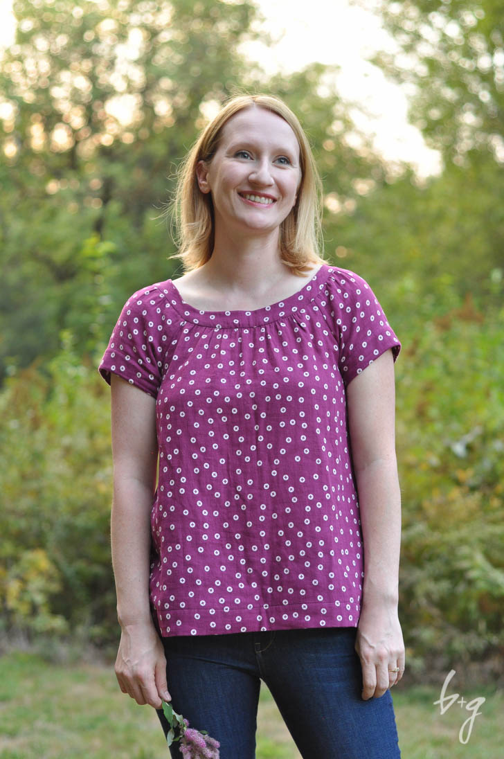 Fancy Tiger Sailor Top Sewing Pattern