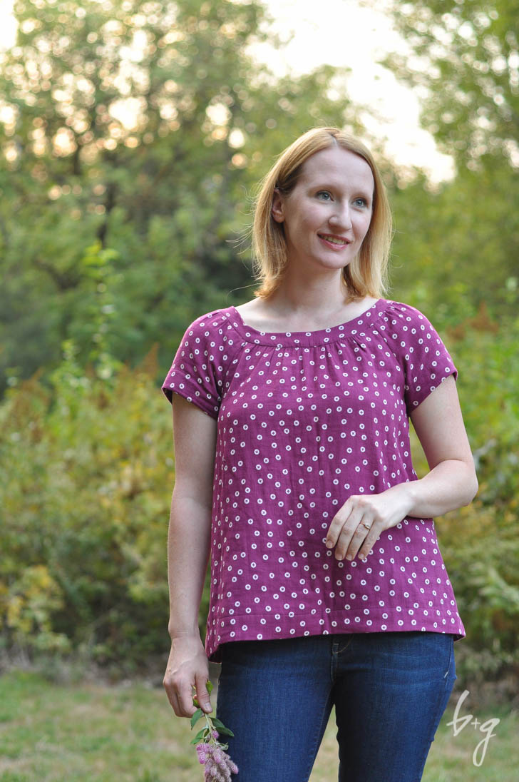 Fancy Tiger Sailor Top Sewing Pattern