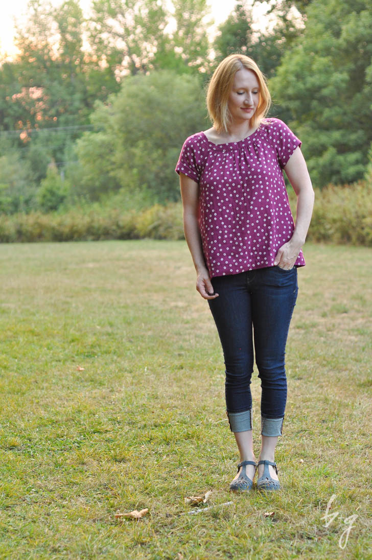 Fancy Tiger Sailor Top Sewing Pattern