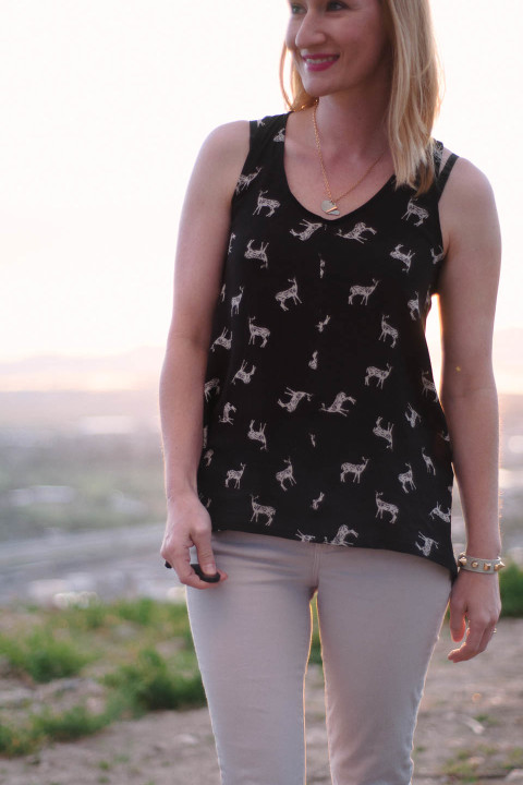 Foxglove Tank by Baste + Gather